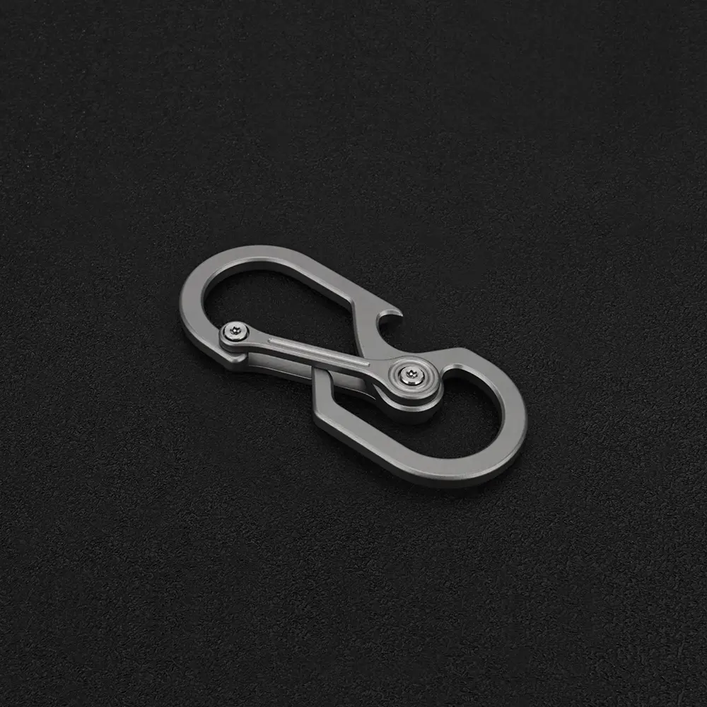 Multi Functional Buckle Titanium Alloy Buckle Outdoor EDC Portable Small Tool
