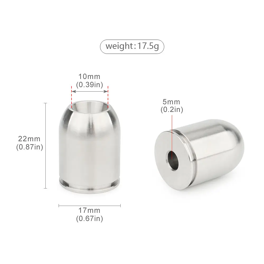 1PC Titanium Alloy Knife Beads Pendant Keychain Accessories Shape Fashion Cool Simple Umbrella Rope Paracord Bead