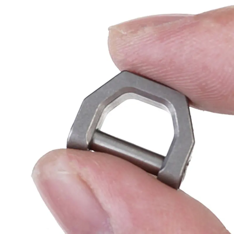 D Shape Titanium Buckles Keyring Accessories Buckle Outdoor EDC Tool Portable Hanging Buckle