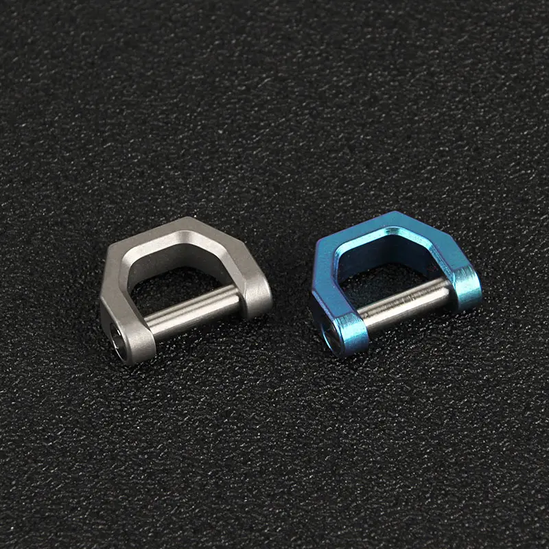 D Shape Titanium Buckles Keyring Accessories Buckle Outdoor EDC Tool Portable Hanging Buckle
