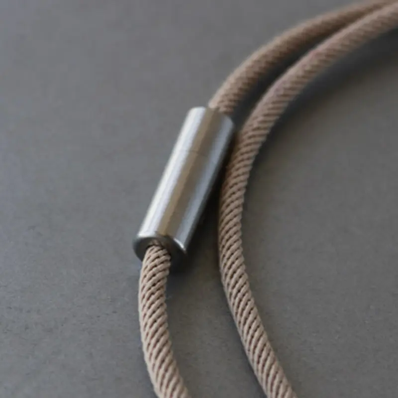 Titanium Paracord Rope DIY Pendant Connection Outdoor EDC DIY Rope Buckle Connect Button Titanium Alloy Knife Beads
