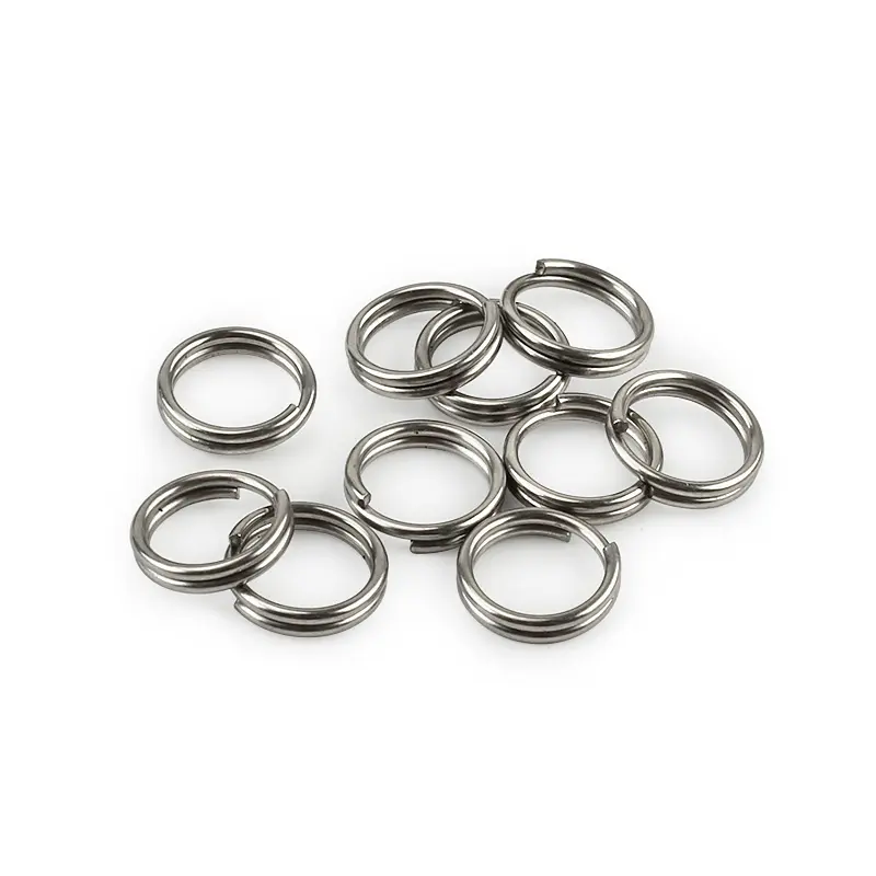 10mm Titanium Alloy Key Ring 10pcs/lot EDC Outdoor Small Tool Key Ring Accessories