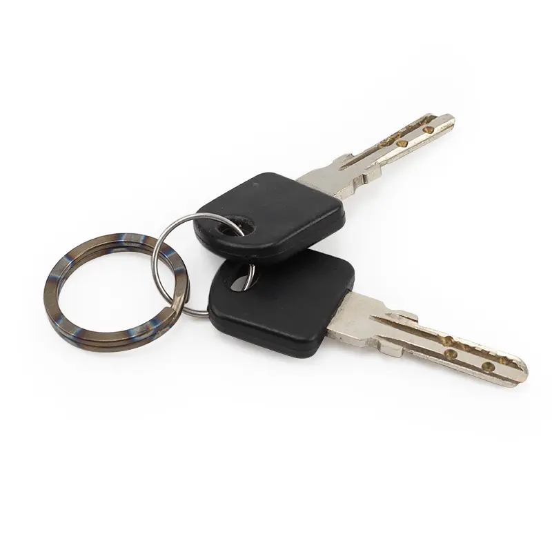 2pcs Titanium Alloy Hanging Ring Outdoor Small Tool  25mm Key Ring Climbing
