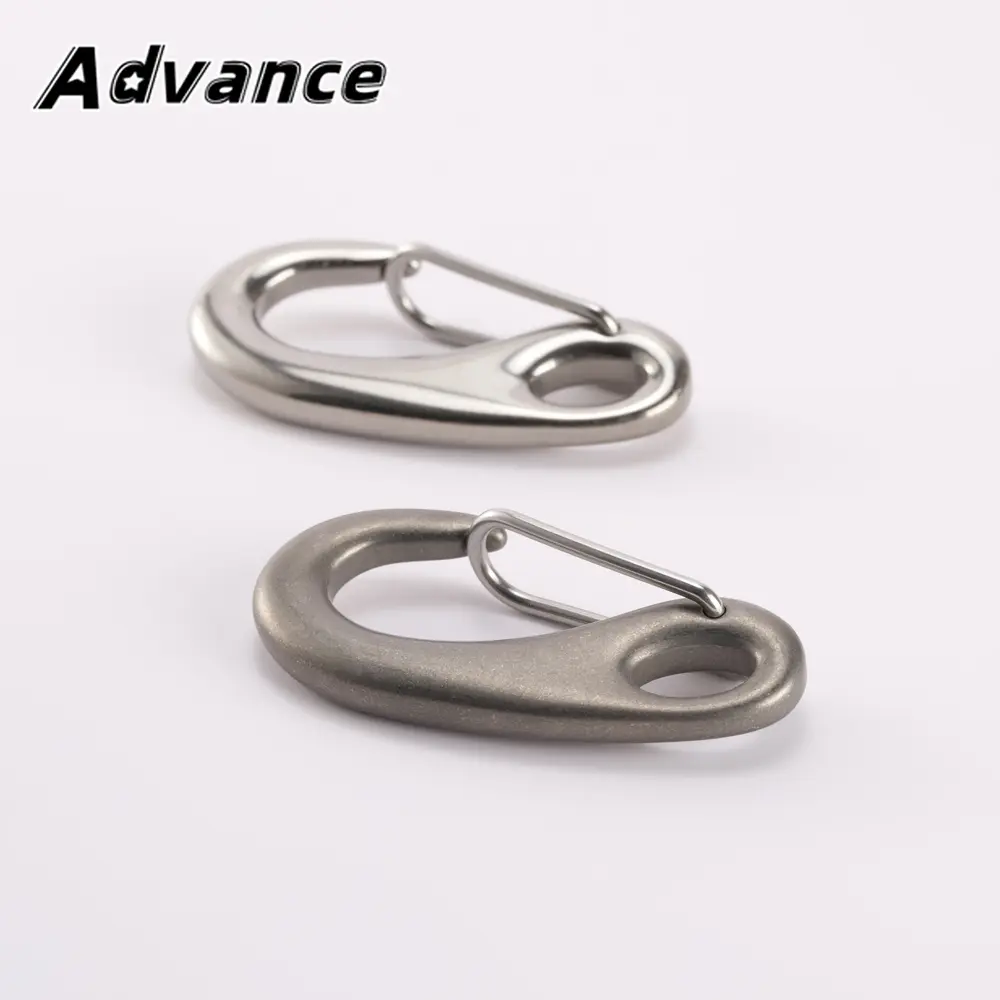 Titanium Alloy Buckle Titanium Keychain EDC Camping Outdoor Tool