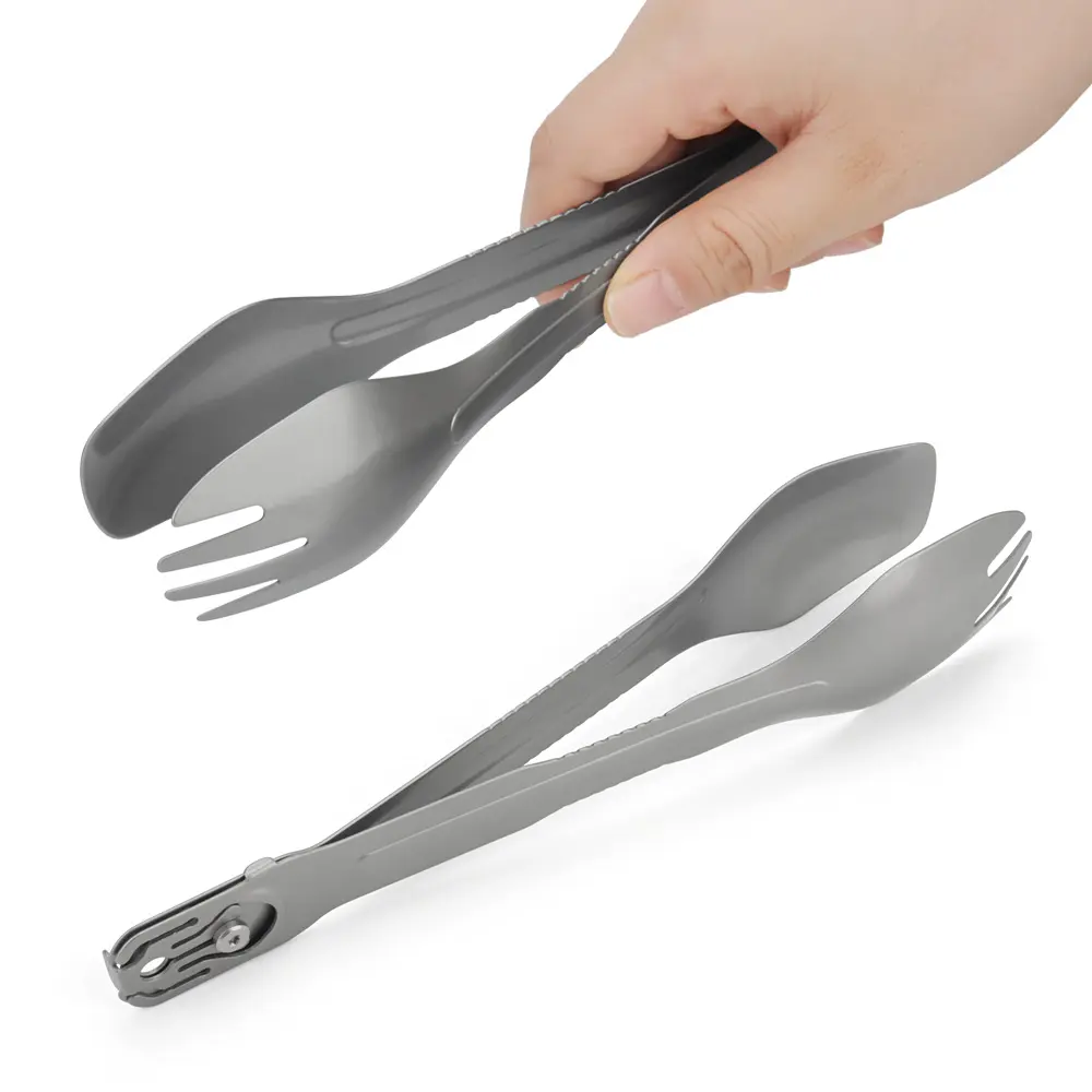 Stainless Steel Detachable Assembled Tableware Spoon Outdoor Camping Fork Travel Supplies Man Gift