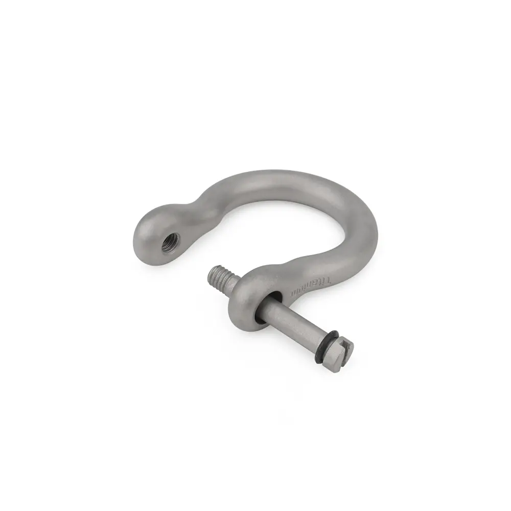 1pc Titanium Alloy Horseshoe Buckle Hook Keychain Outdoor Tool EDC