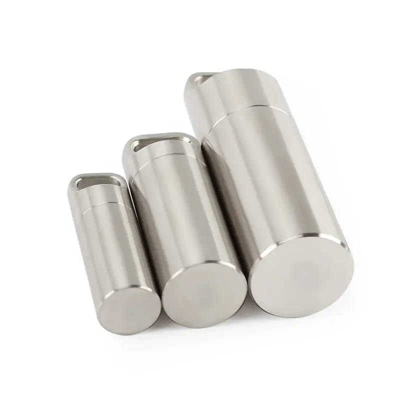 S/M/L Stainless Steel Waterproof Canister Bottle Outdoor Camping Tool