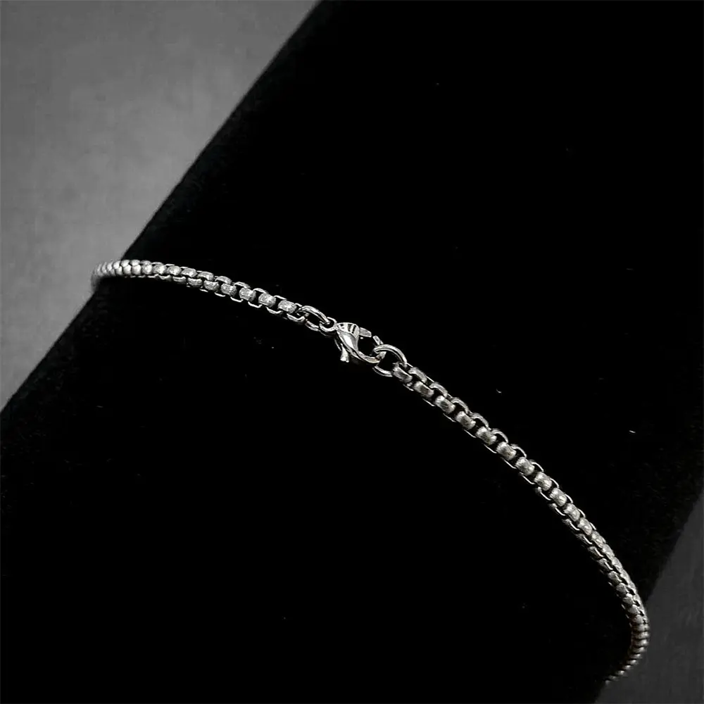 500/550mm Titanium Alloy Short Chain Necklace Chain Men Trendy Chain Ultra-light Outdoor Small Tool