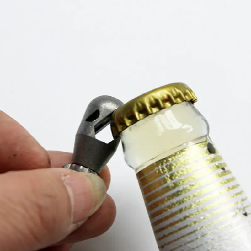 Outdoor Titanium Alloy Keychain Accessories Shark Shape Bottle Opener Multi Small Tool Mini EDC