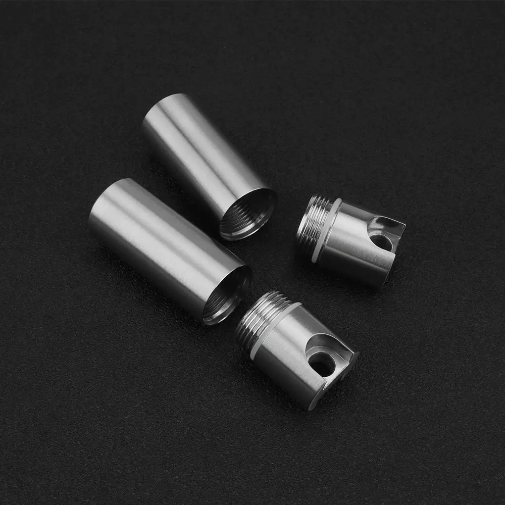 S/M/L Portable Stainless Steel Seal Bottle Storage Waterproof Canister Outdoor EDC Tool Pill Bottle