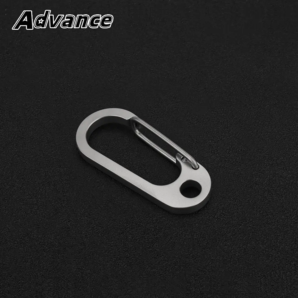 Titanium Alloy Thickened Key Chain Buckle Outdoor EDC Keyring Accessories