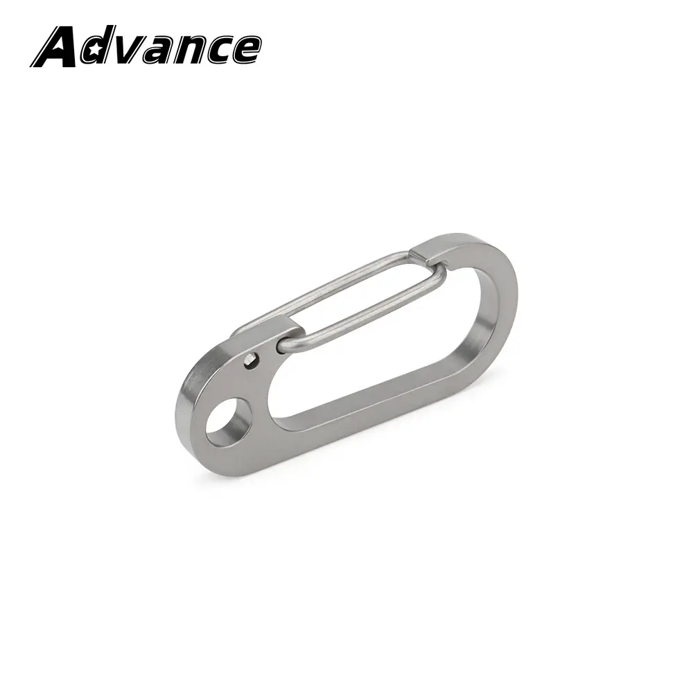Titanium Alloy Thickened Key Chain Buckle Outdoor EDC Keyring Accessories
