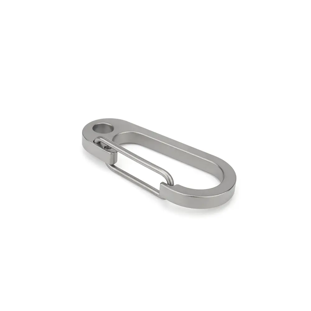 Titanium Alloy Thickened Key Chain Buckle Outdoor EDC Keyring Accessories