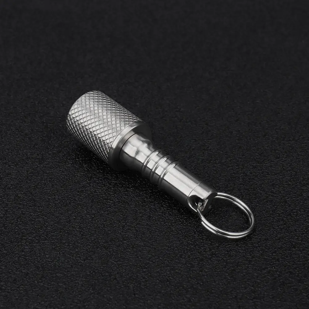 Titanium Alloy Mini Bottle Sealed Box Outdoor Tool Portable Small Bottles Sealed Can EDC Tools