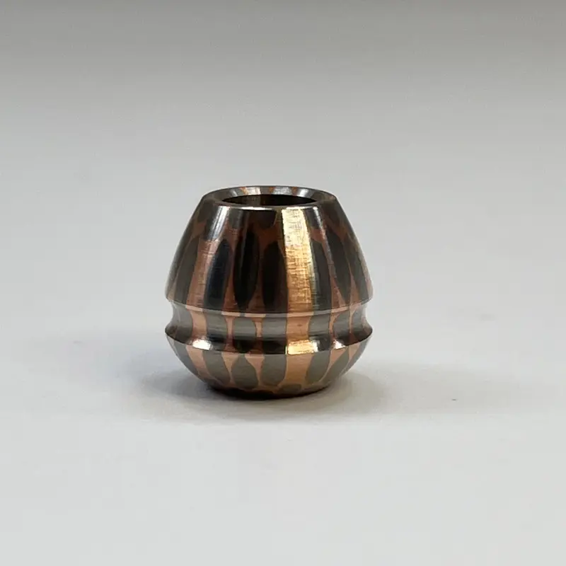 Copper Titanium Pendant DIY Brass Beads Titanium Alloy Paracord Bead Keyring Zipper Accessory