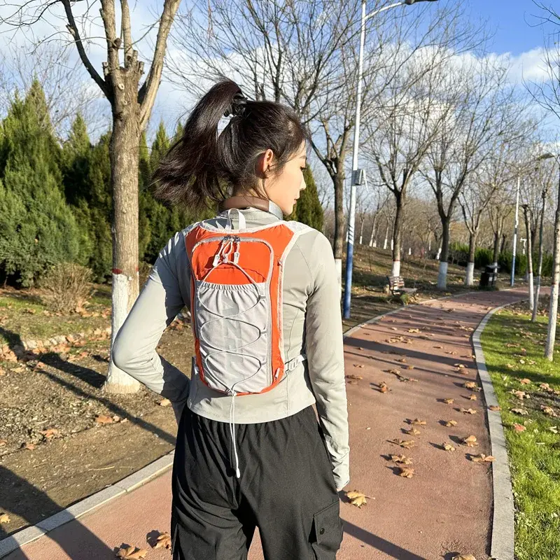 Running Hydrating Vest Backpack 5L Cycling Hydrating Backpack Hiking Marathon Hydrating With 1.5L Water Bag 500ml Water Bottle