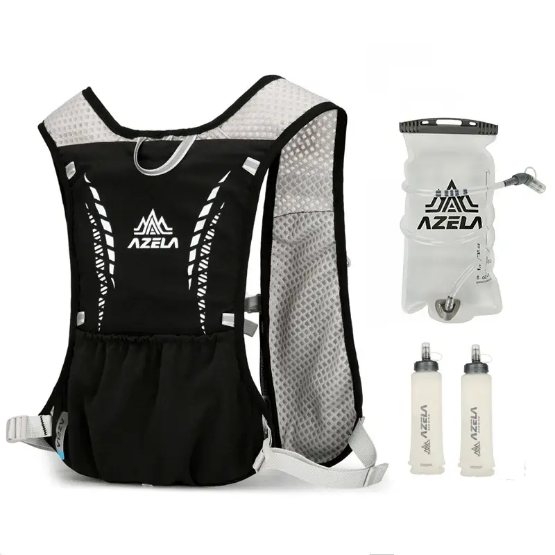 Outdoor Trail Running Ultralight Hydrating Backpack Hydration Jogging Vest Breathable Marathon Bicycle Bag Water Bottle 1.5L