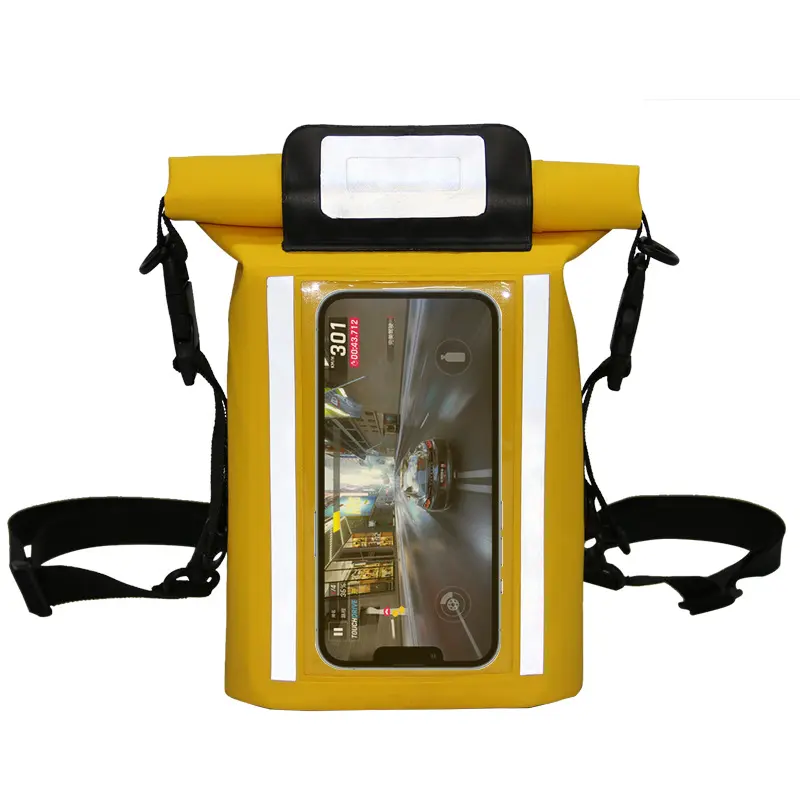 Waterproof Dry Bag 3L Roll Top Waterproof Backpack Phone Pouch for Cycling Boating Camping Swimming Beach Fishing Rafting Travel