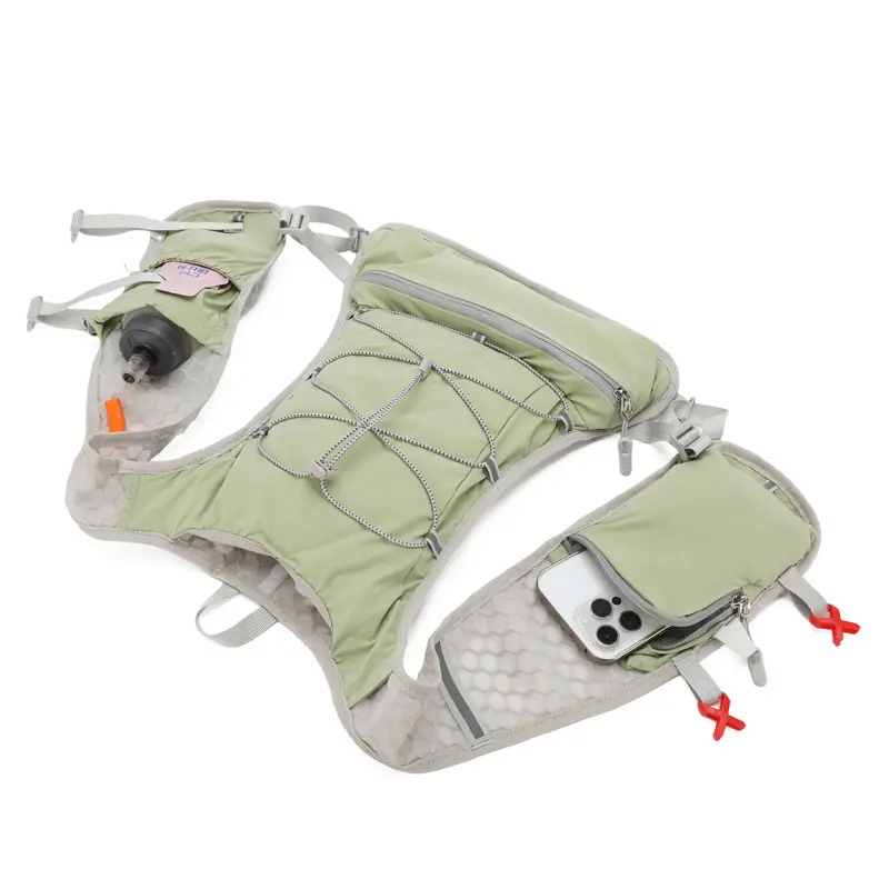 Ultralight Running Backpack Hydrating Vest Running Trail Hydration Pack Marathon Running Bike Backpack Bag 500ml 1.5L Soft Flask