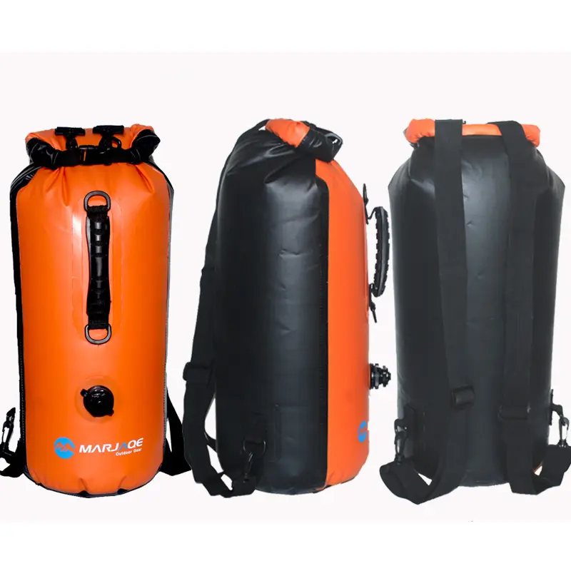 30L Inflatable Snorkeling Dry Bag Waterproof Swimming Bag Outdoor Hiking Backpack Rafting Drifting Dry Backpack Stuff Sack