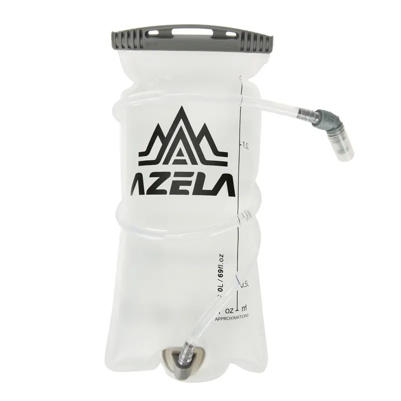 1.5L 2L Outdoor Running Sports PEVA Water Bottle Mountain Biking Water Bladder Soft Water Bottle Water Bladder Bag Soft Flask