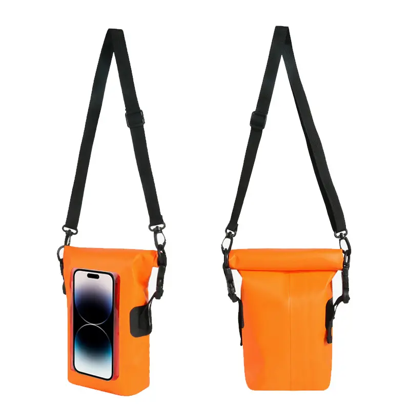 IP68 Waterproof Dry Bag Touch Screen 2L Roll Top Waterproof Phone Pouch for Swimming Beach Fishing Rafting Travel Boating