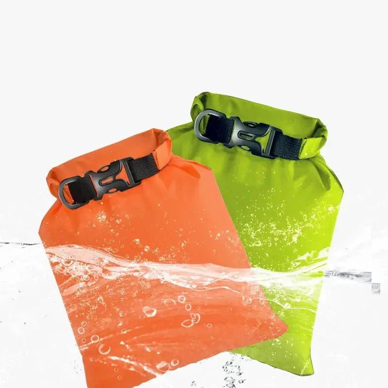 6 PCS Outdoor Waterproof Bag Dry Pack Sack Sports Bag for Drifting Boating Floating Kayaking Beach Camping Surfing Swimming Bags