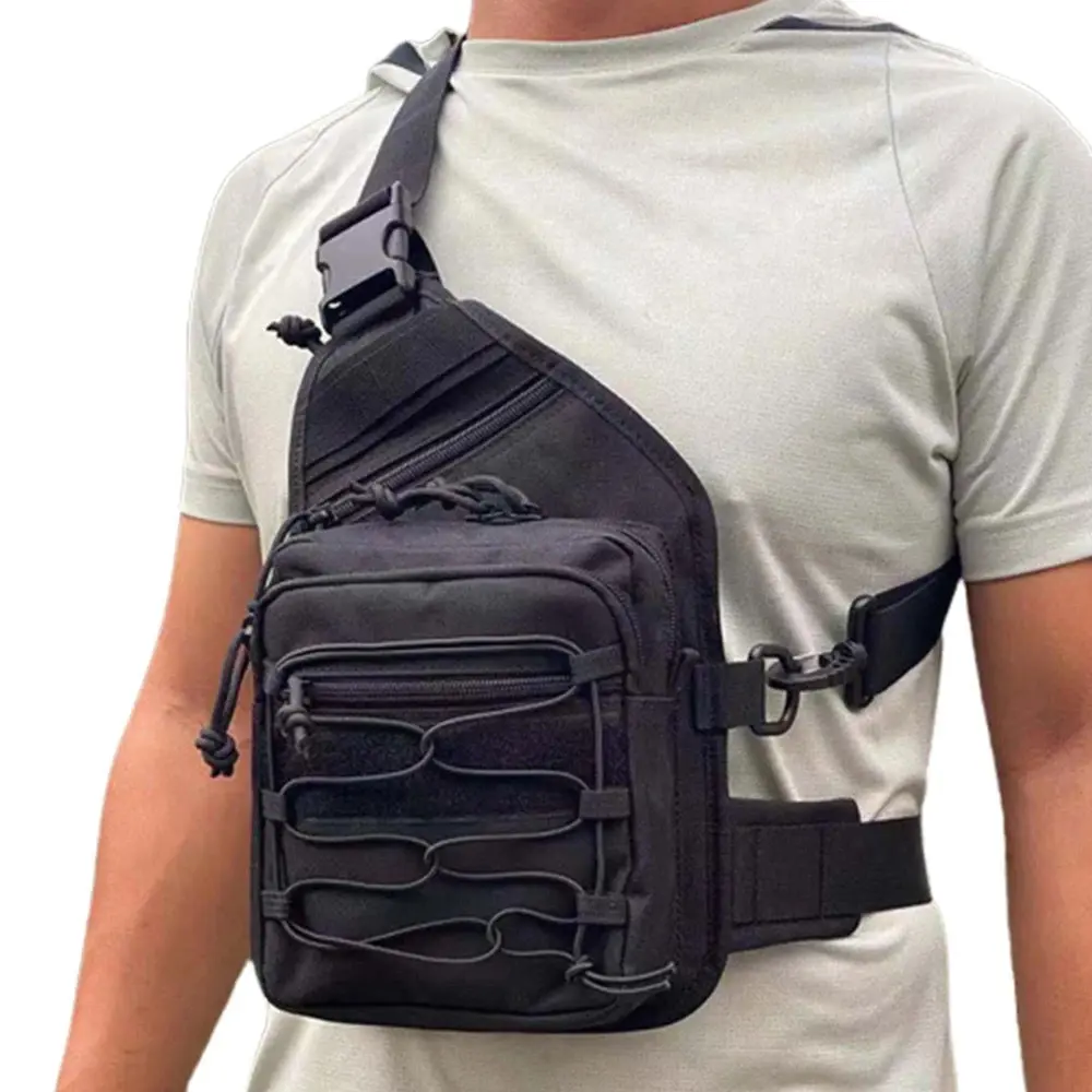 Tactical Gun Bag Pistol Bag Concealed Gun Carry Storage Bag Shoulder Bag Chest Bag Sling Bag for Hunting Outdoor Sport