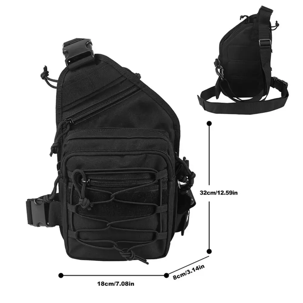 Tactical Gun Bag Pistol Bag Concealed Gun Carry Storage Bag Shoulder Bag Chest Bag Sling Bag for Hunting Outdoor Sport