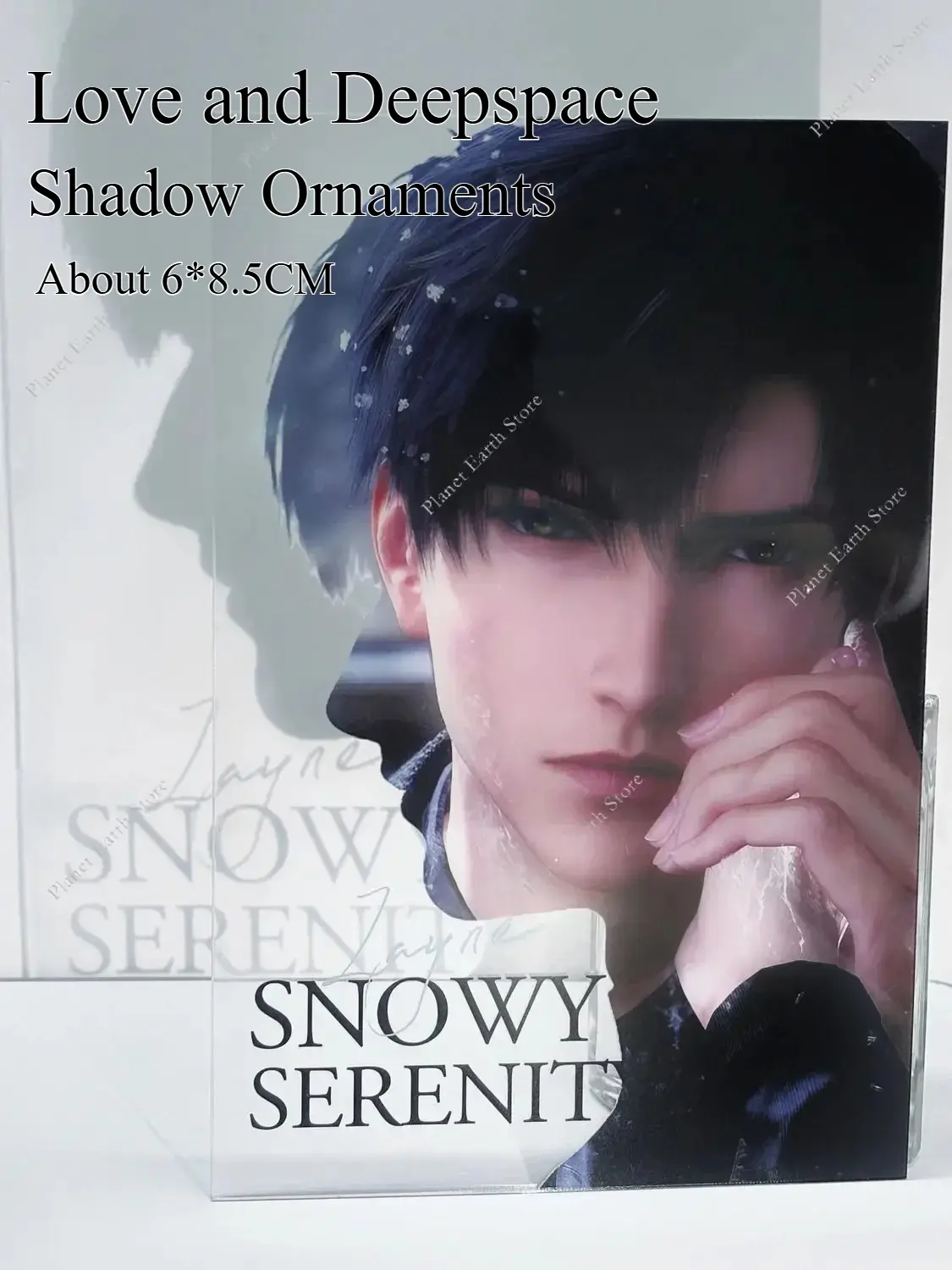 1/5Pcs Love and Deepspace Sylus Rafayel Zayne Xavier Caleb Creative Acrylic Card Anime Shadow Card Desktop Decorative Ornaments