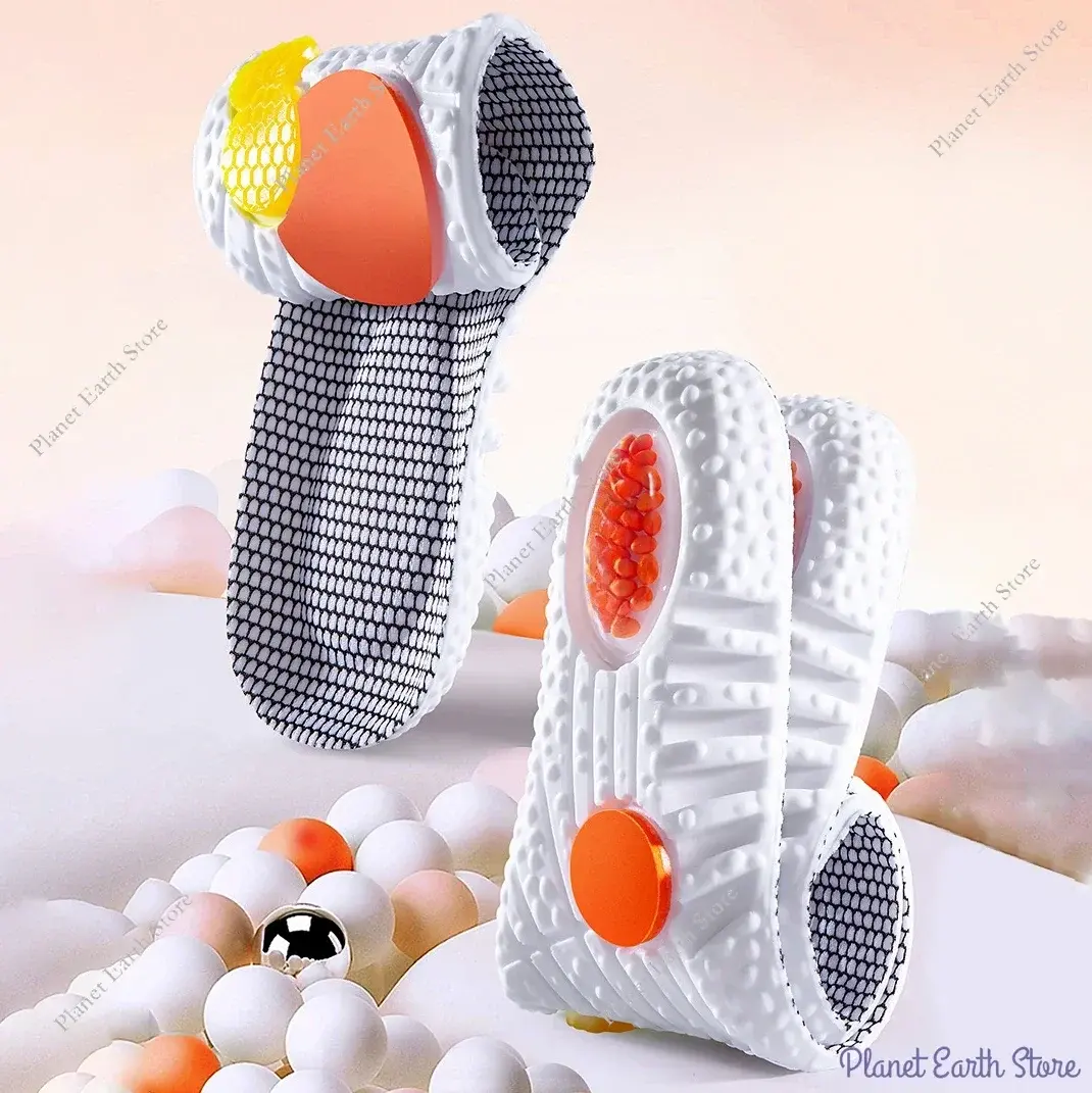 Sport Shock Absorption Insoles White Green  Air Cushion Shoes Insoles Men Women Arch Support Orthopedic Shoe Pad Men Women 35-46