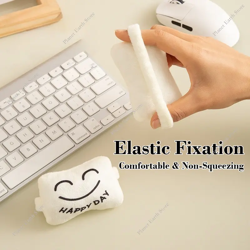 1/2Pcs Cute Wrist Rests Soft and Bouncy Mouse Keyboard Elbow Pads Comfortable Support for Office and Desk Use Worker Gamer
