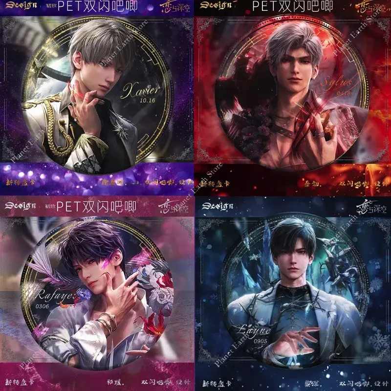 New 58/75MM Love & Deepspace Sylus Caleb Rafayel Zayne Xavier Anime Badge Set Emblem Brooch Cospaly Cartoon Bag Decoration2025