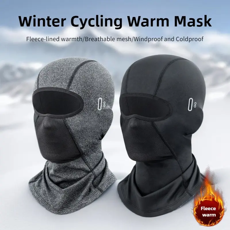 Motorcycle Balaclava Summer UV Protection Glasses Face Breathable Hole Men Women Quick-Drying Motorcyclist Winter Warm Ski Mask