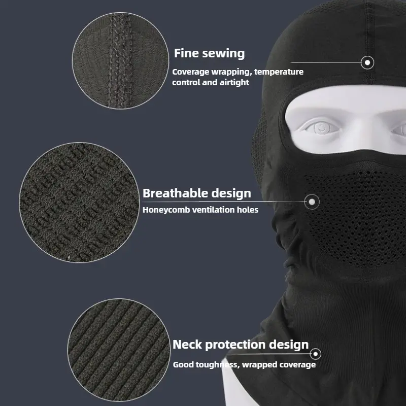 New Full Face Scarf Ski Cycling Full Face Cover Camouflage Balaclava Winter Neck Head Warmer Tactical Airsoft Cap Helmet Liner