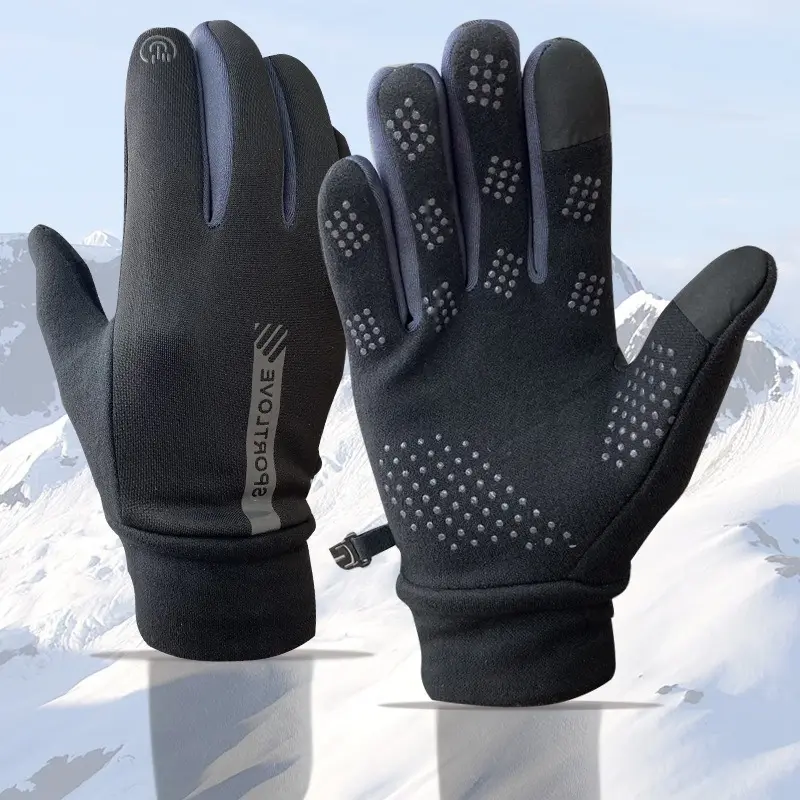 Winter Gloves Women Cycling Bike Thermal Fleece Cold Resistance Wind Waterproof Bicycle Warm Outdoor Running Skiing Mittens
