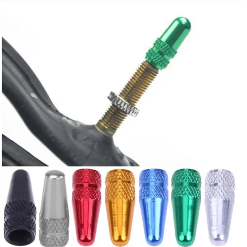 4/8pcs Aluminum Alloy Bicycle Tire Prest Valve Cap MTB Road Bike Covered Protector Road MTB Tyre Dustproof Bike Presta Valve