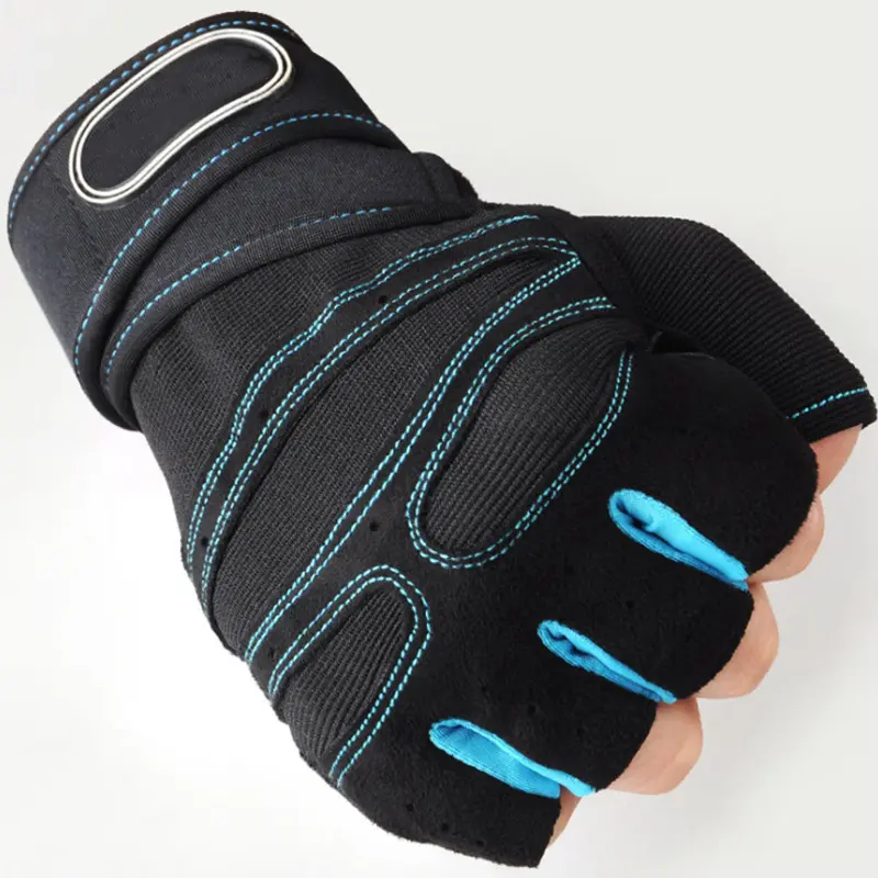 Outdoor Sport Gloves for Men Women Wrist Guard Fitness Gym Cycling Hiking Boxing Exercise Training Workout Long Wrist Fingerless