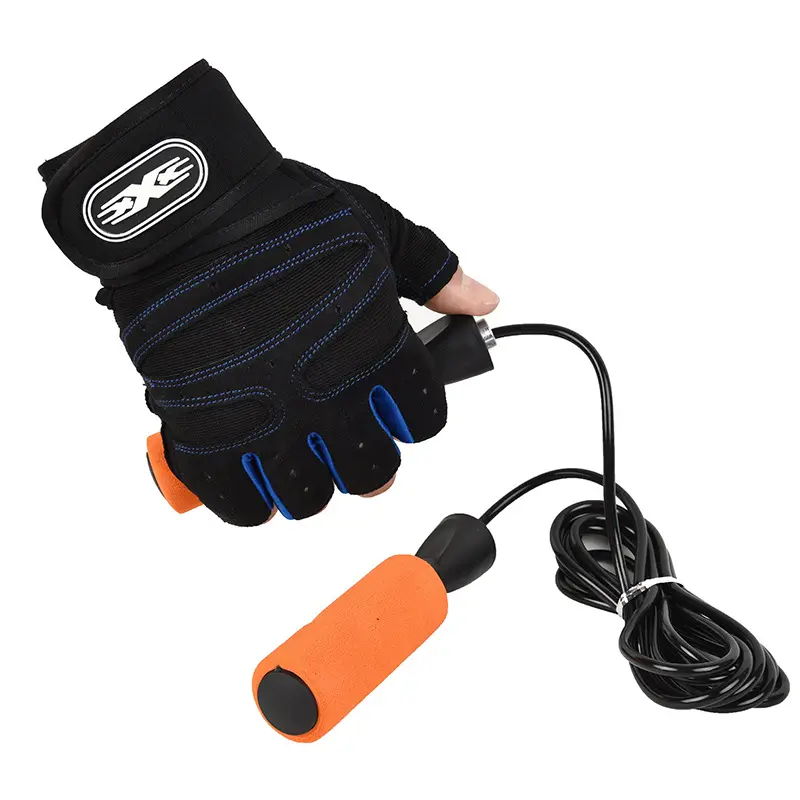 Gym Gloves Fitness Heavyweight Training Gloves Men Women Body Building Half Finger Non-Slip Gloves Wrist Weightlifting Sports