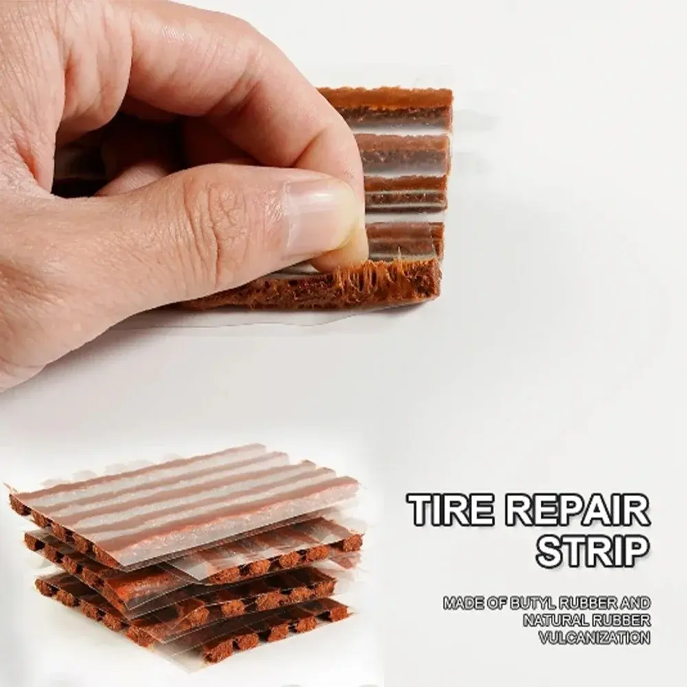 1/5/10Pcs Tire Repair Strips Tubeless Rubber Stiring Glue Seals for Car Motorcycle Tyre Puncture Kit Wicks Worms Tools Parts