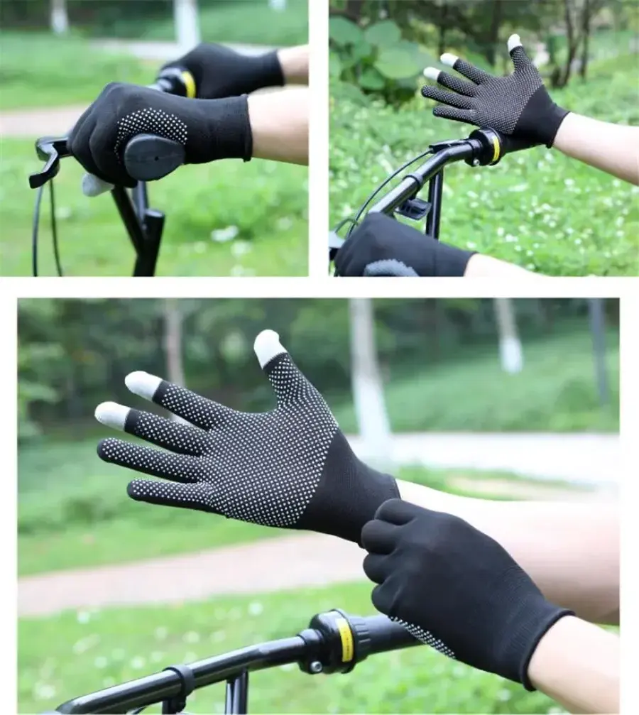 Breathable Anti-skid GEL Touch Screen Gloves Summer Thin Riding/Driving/Mountaineer Wrist Gloves Men Women Sport Running
