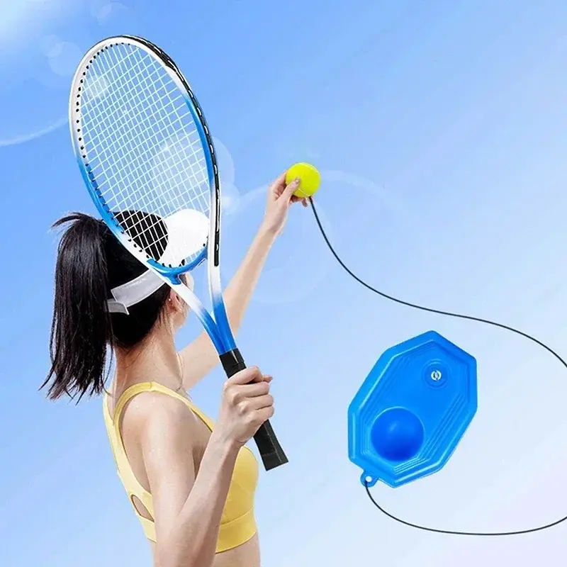 Tennis Trainer Single Player With Line Rebound Self Training Artifact Beginner's One Person Tennis Racquet Children's Suit