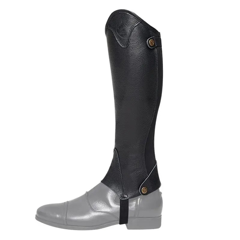 half-chaps  Leather half-chaps for men and women, comfortable and breathable Knight equipment  Protect knight leg