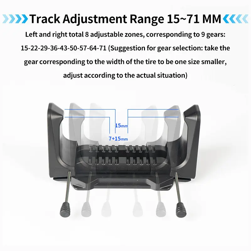 Bicycle Wall Mount Hook Adjustable Bicycle Parking Rack Road Mountain Bike Parking Buckle Portable Wall Holder Vertical Bracket