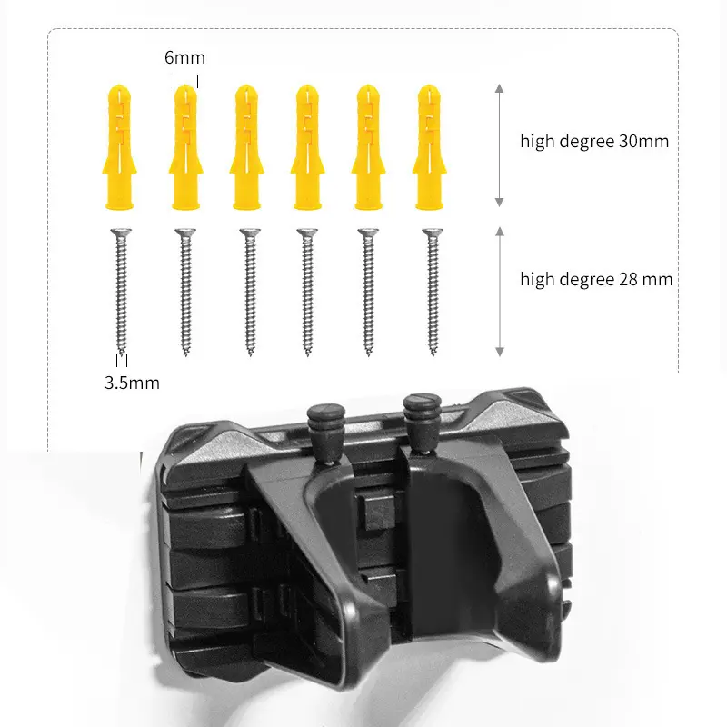Bicycle Wall Mount Hook Adjustable Bicycle Parking Rack Road Mountain Bike Parking Buckle Portable Wall Holder Vertical Bracket