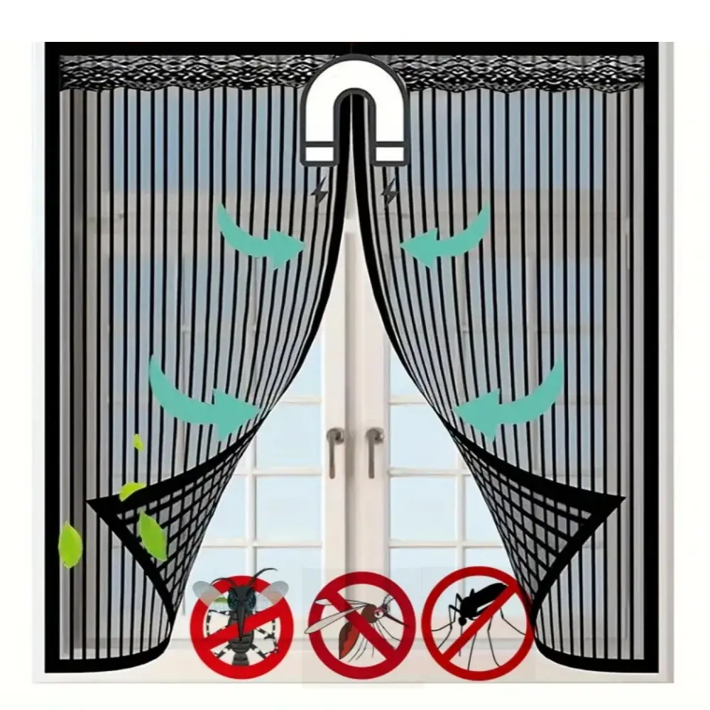 Anti Mosquito Window Screen Net Self-adhesive Screen Prevent Fly Insect Mesh DIY Cutting Window Curtains Household Accessories