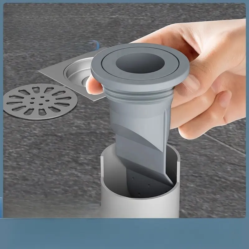 Floor drain anti odor toilet universal floor drain core inner core sewer invisible drain pipe backflow odor insect proofartifact