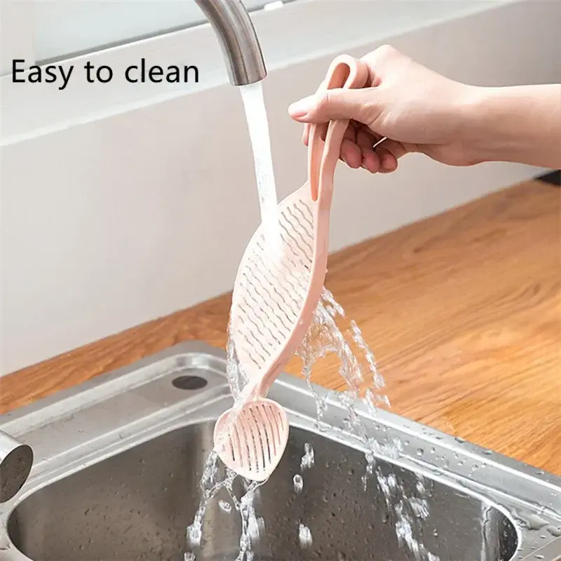 New Rice Washing Stick Tool Multi-Purpose Stirring Rice Washer With Strainer Creative Plastic Japanese Rice Cleaner Kitchen Tool
