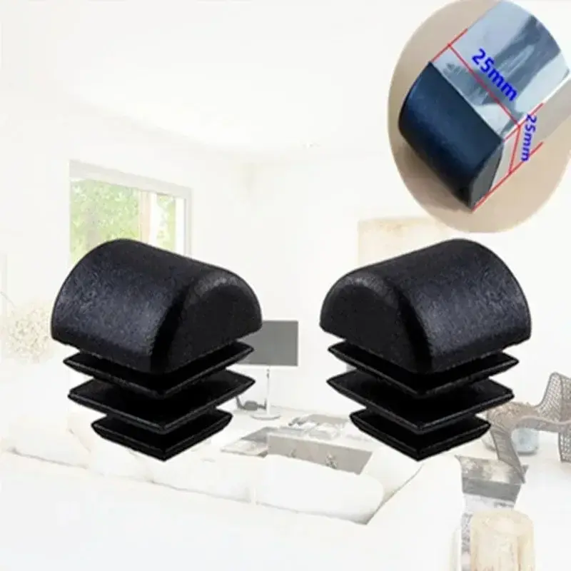 16pcs Plastic Tube Insert Plug pipe end cap Non-slip table chair leg Foot Cover pad Floor Protectors furniture decorative Parts