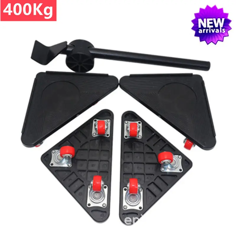 Furniture Mover Heavy Duty Furniture Lifter Enhanced Version Bearing 400Kg Furniture Moving Transport Roller Set Lifter Tools